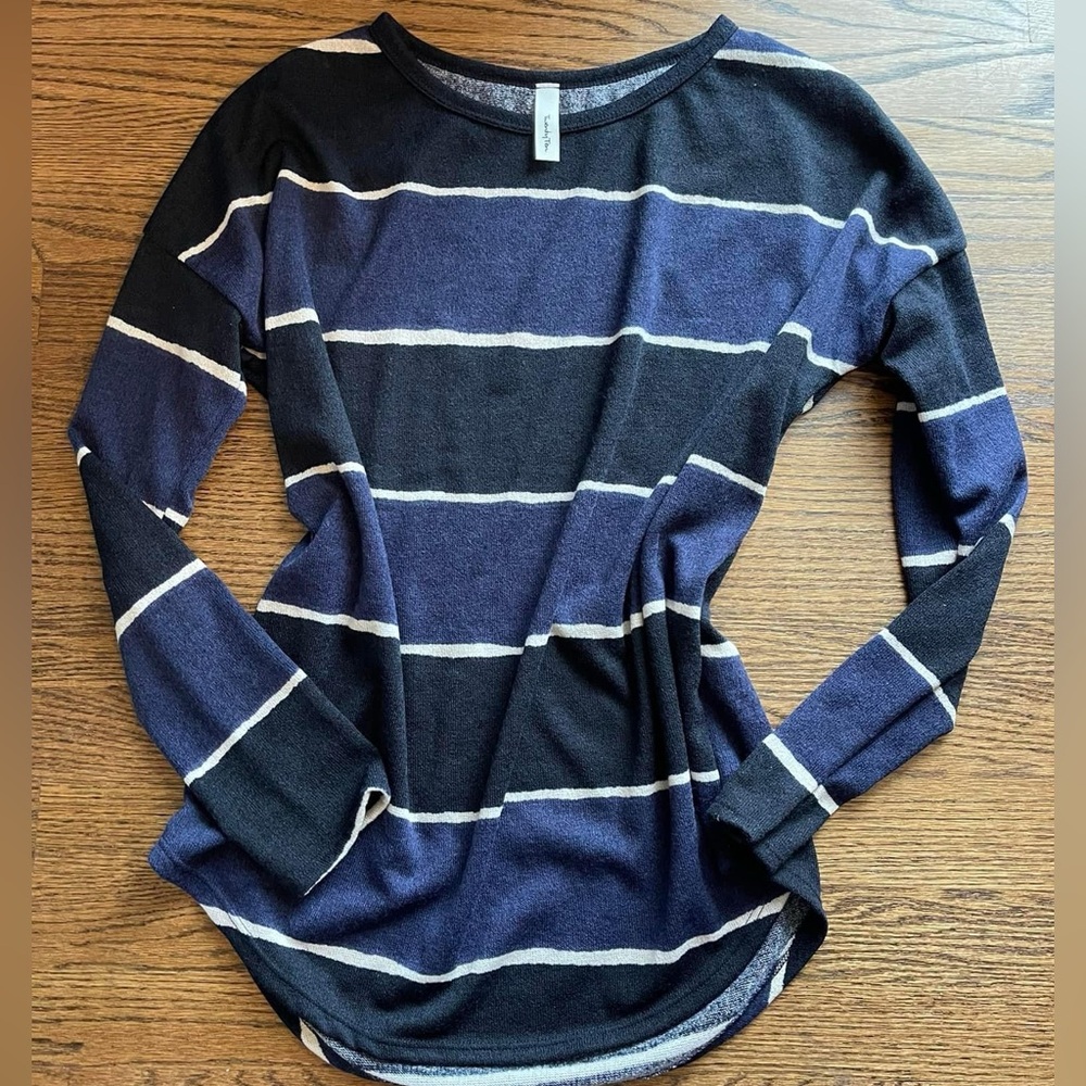 Blue Stripe Knit